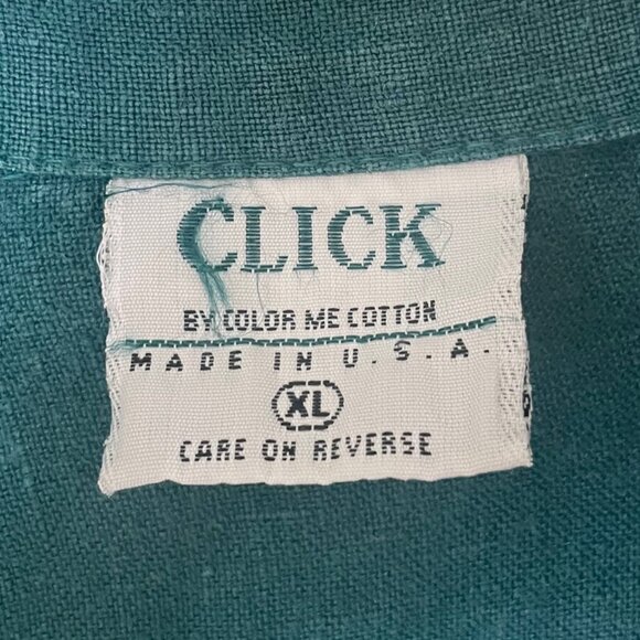 Vintage Click "Color Me Cotton" Linen Dress - Picture 3 of 7